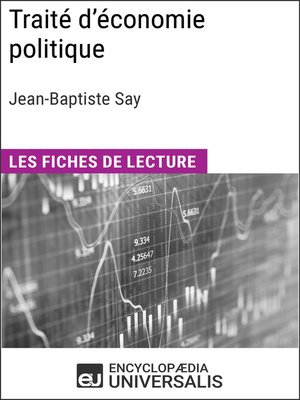 cover image of Traité d'économie politique de Jean-Baptiste Say
